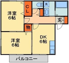 ＵＭハイツ　の物件間取画像